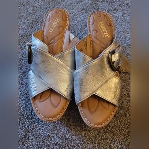 Born wedge sandal